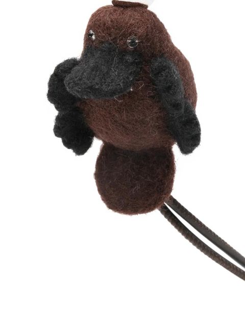 LOEWE Platypus charm felt keyring - Brown - zdjęcie produktu nr 2