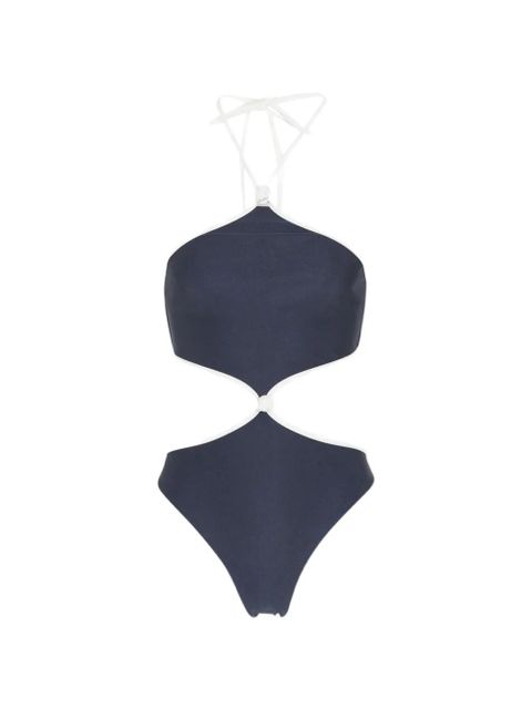 Cult Gaia cut-out knotted swimsuit - Blue - zdjęcie produktu nr 1