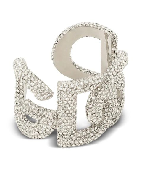 Dolce & Gabbana DG crystal-embellished bracelet - Silver - zdjęcie produktu nr 2