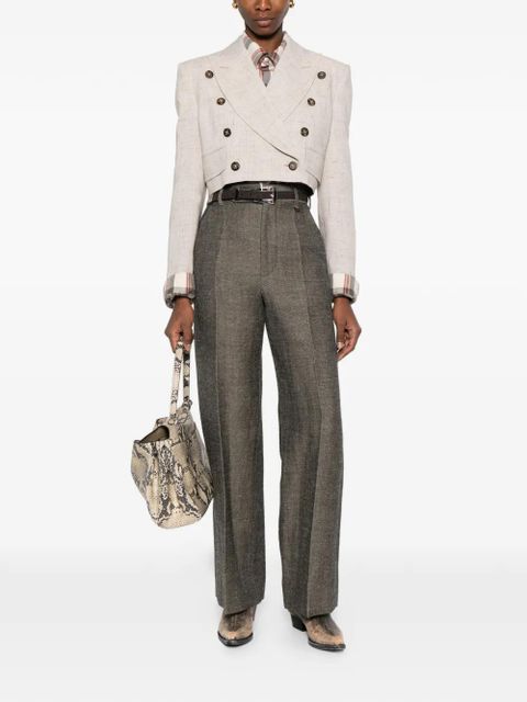 Vivienne Westwood Lauren pleat-detail trousers - Black - zdjęcie produktu nr 2