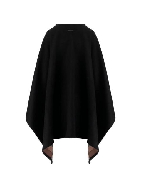 Ferragamo reversible geometric cape - Black - zdjęcie produktu nr 1