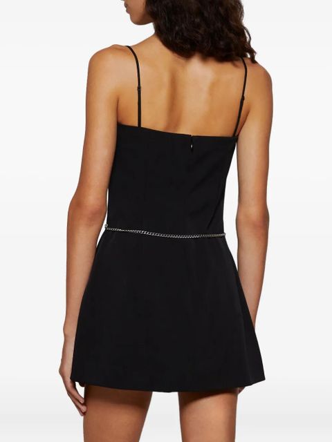 Alexander Wang chain-embellished mini dress - Black