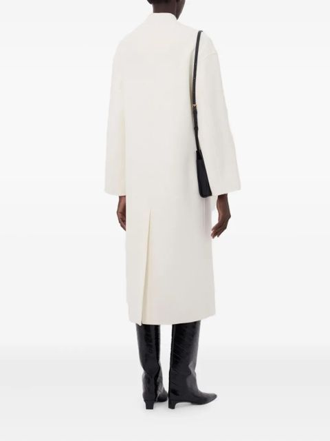 LouLou de Saison Amory double-breasted-button coat - White