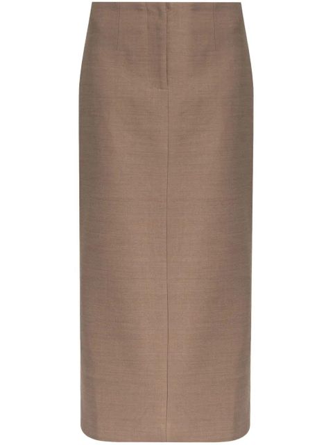 ENTIRE STUDIOS Script maxi skirt - Brown - zdjęcie produktu nr 1