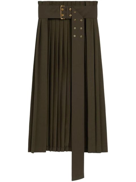 AMI Paris pleated skirt - Green - zdjęcie produktu nr 1