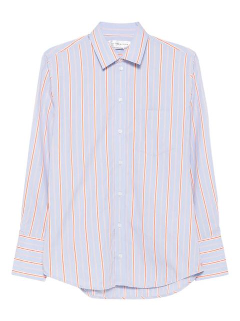 Victoria Beckham striped cotton long-sleeve shirt - Blue - zdjęcie produktu nr 1