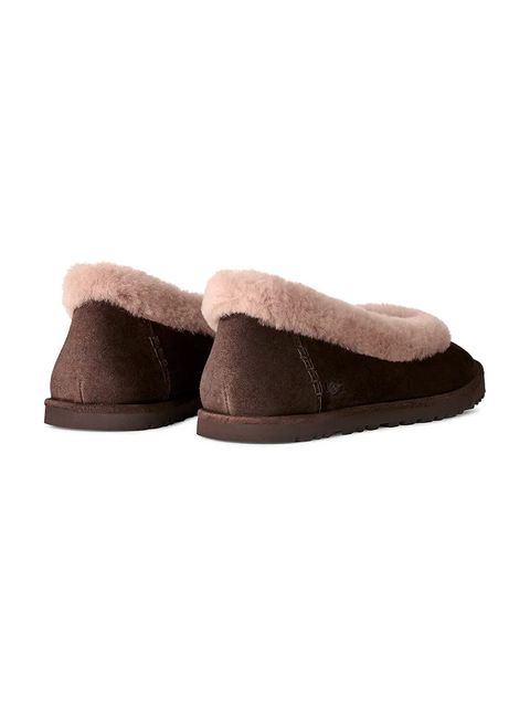 UGG baleriny zamszowe Zora Ballet Flat kolor brązowy 1178111.DDC