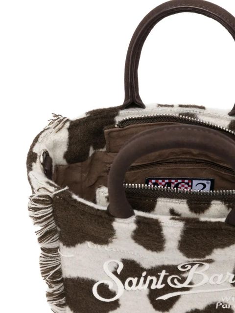 MC2 Saint Barth Vanity cow-print tote bag - Neutrals