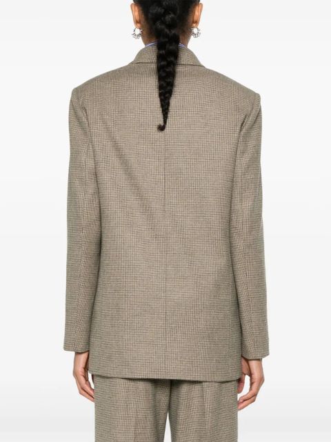 PINKO check-pattern blazer - Neutrals