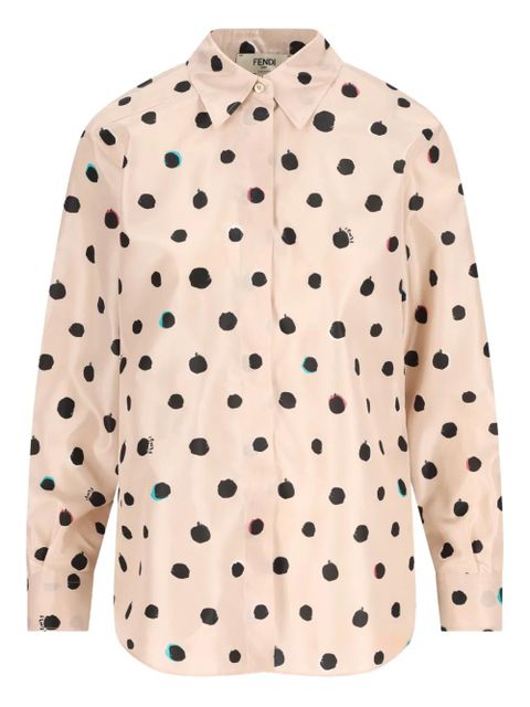FENDI Falena Dots long-sleeve shirt - Pink - zdjęcie produktu nr 1