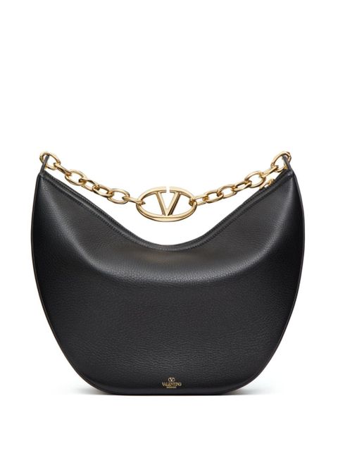 Valentino Garavani medium VLogo Moon Hobo bag - Black - zdjęcie produktu nr 2