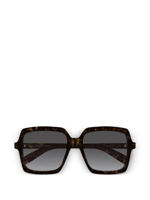 Saint Laurent Eyewear square-frame sunglasses - Brown - zdjęcie produktu nr 1