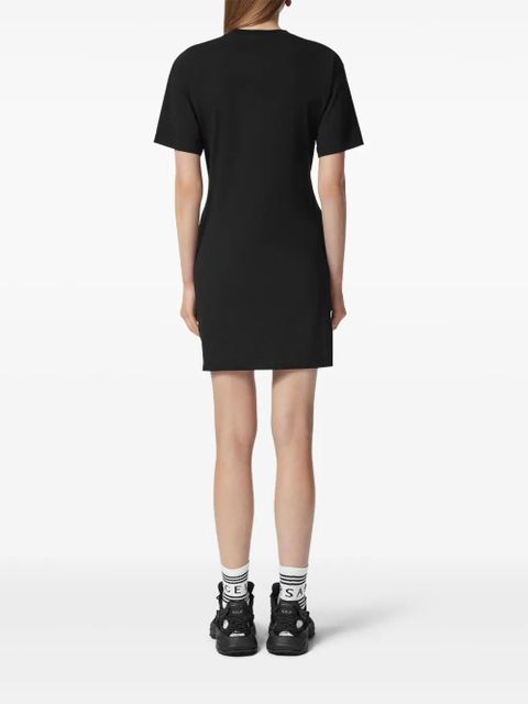 Versace Safety Pin embroidered T-shirt dress - Black - zdjęcie produktu nr 2