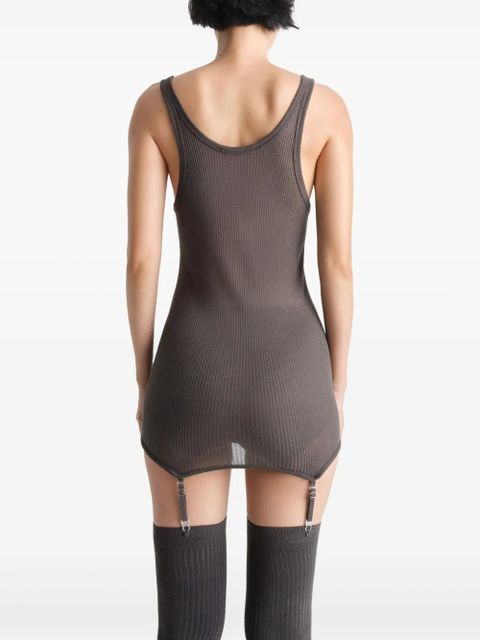 LEMAIRE suspenders tank top - Brown