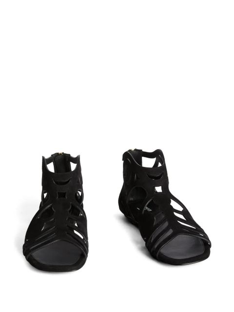 PUCCI low Gladiator sandals - Black