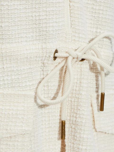 Moncler Bouclé mini dress - Neutrals