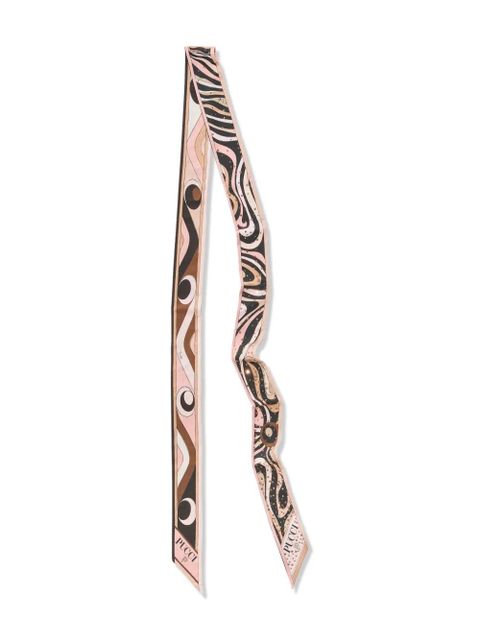 PUCCI Marmo-print scarf - Pink