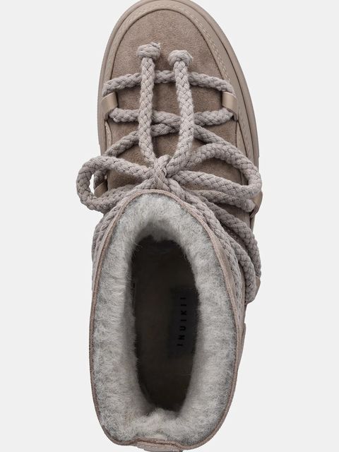 Inuikii śniegowce skórzane Classic kolor szary 1001.003.0122.030