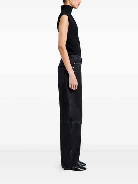 Proenza Schouler Fontana belt-loop jeans - Black - zdjęcie produktu nr 2