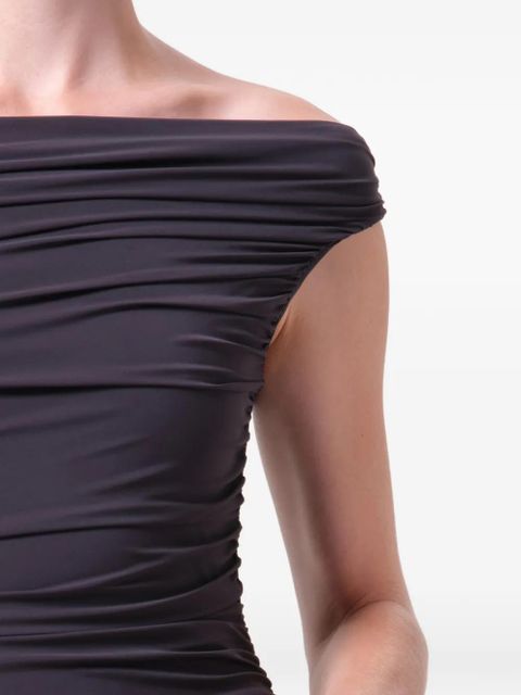 AGOLDE Sherilyn draped bodysuit - Grey