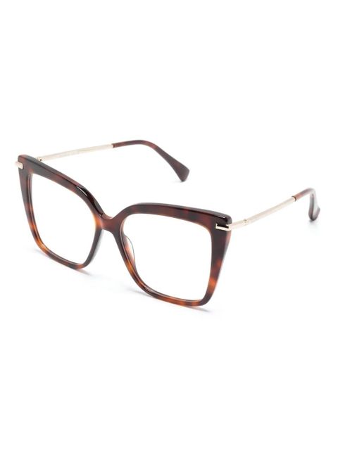 Max Mara Eyewear tortoiseshell cat-eye glasses - Brown - zdjęcie produktu nr 2