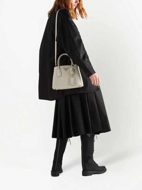 Prada Double Saffiano leather tote bag - White - zdjęcie produktu nr 2