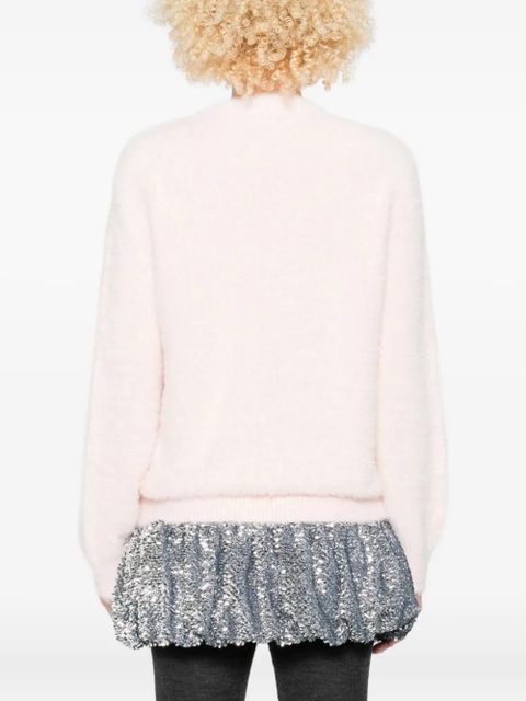 Casablanca logo-embroidered sweatshirt - KAWAII ORANGE