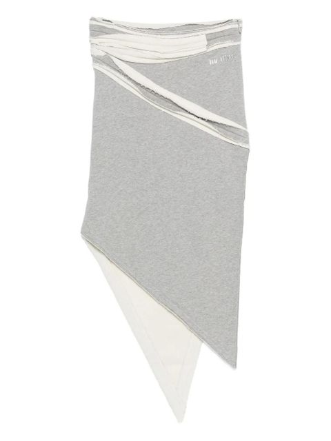 The Attico asymmetric midi skirt - Grey - zdjęcie produktu nr 1