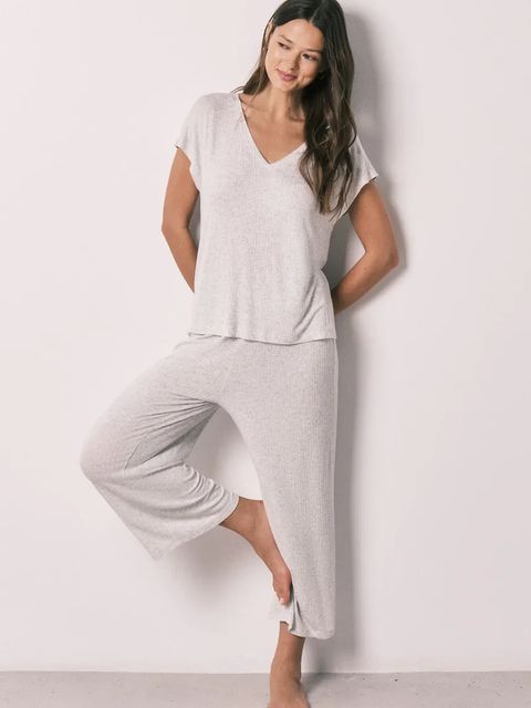 women'secret piżama dwuczęściowa damska z wiskozą - zdjęcie produktu nr 2