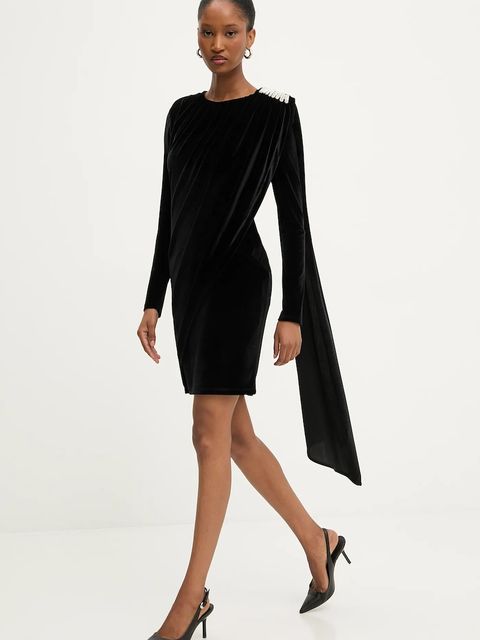 Answear.LAB sukienka kolor czarny mini dopasowana - zdjęcie produktu nr 1