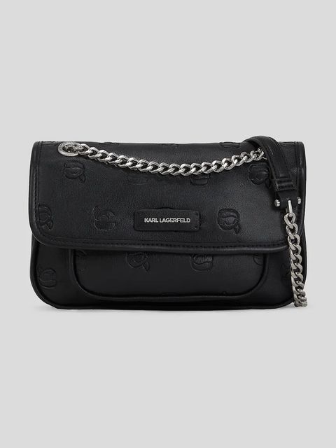 Karl Lagerfeld torebka IKON MONOGRAM kolor czarny A3W30109 - zdjęcie produktu nr 1