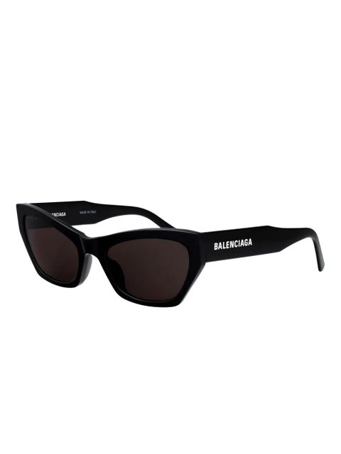 Balenciaga Eyewear logo-print sunglasses - Black - zdjęcie produktu nr 2
