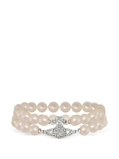 Vivienne Westwood Graziella Pearl embellished bracelet - Silver - zdjęcie produktu nr 1