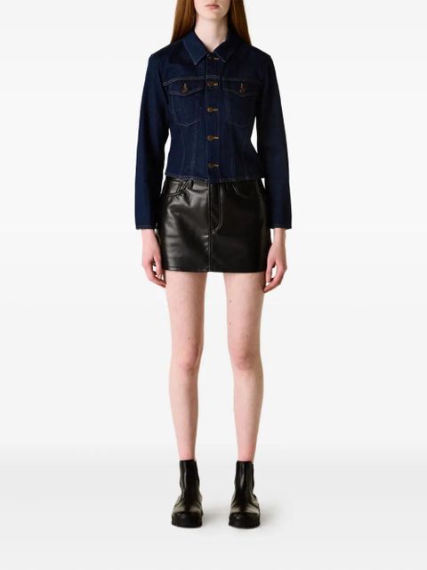 AGOLDE In Rinse buttoned contoured jacket - Blue - zdjęcie produktu nr 2