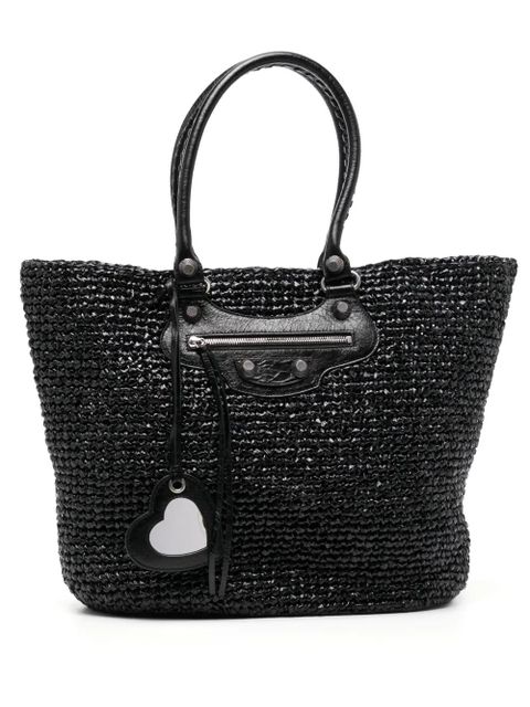 Balenciaga large Le Cagole Panier tote bag - Black - zdjęcie produktu nr 1
