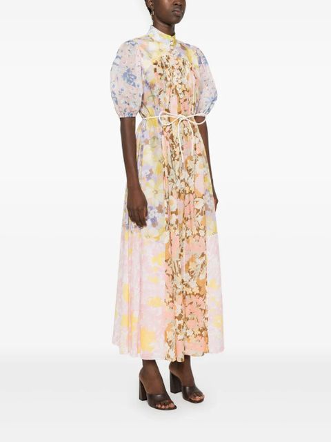 ZIMMERMANN Pop floral-print maxi dress - Purple