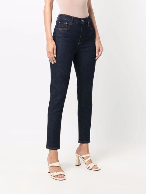 Lauren Ralph Lauren high-rise skinny ankle - Blue