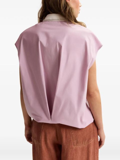 Essentiel Antwerp bead-embellished shirt - Pink