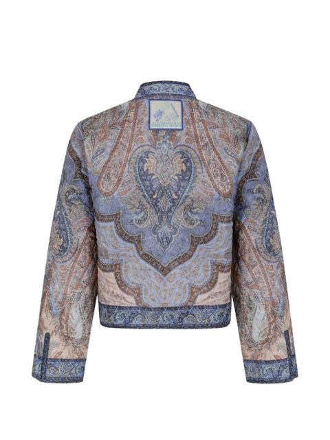 ZIMMERMANN Wanderlust paisley-print quilted jacket - Blue - zdjęcie produktu nr 2