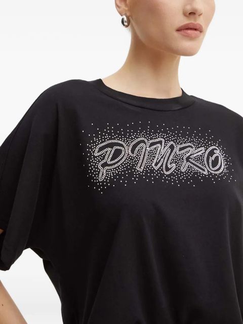 PINKO logo-embellished T-shirt - Black - zdjęcie produktu nr 2