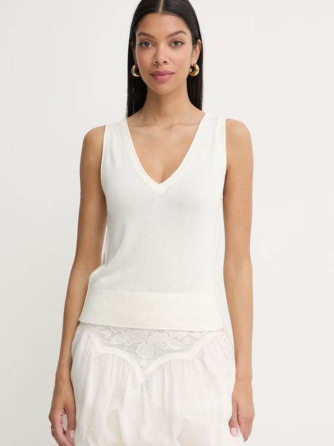 BOSS Orange kamizelka damska z domieszką kaszmiru C Fomoa 1 - zdjęcie produktu nr 2