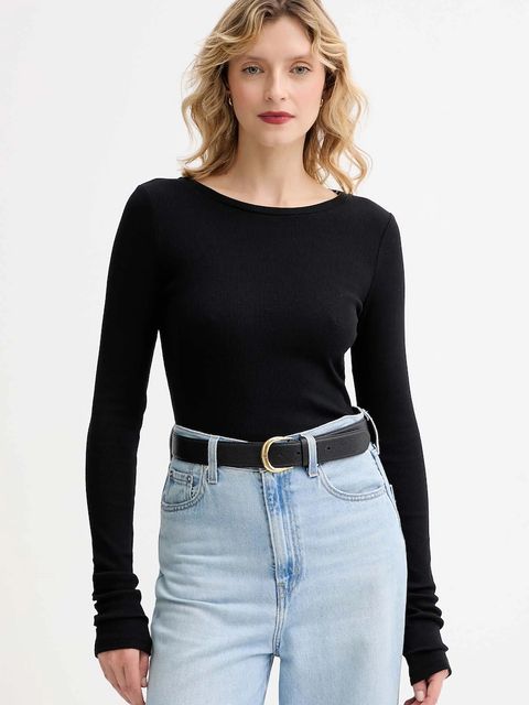 MUUV. longsleeve MUUV. x Answear kolor czarny - zdjęcie produktu nr 1