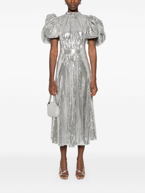 ROTATE BIRGER CHRISTENSEN sequined maxi dress - Silver