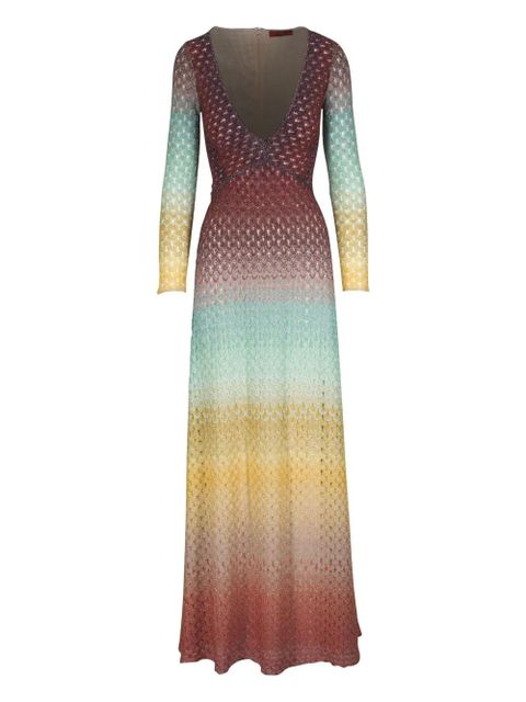 Missoni gradient-effect maxi dress - Red - zdjęcie produktu nr 1