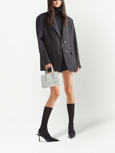 Prada Re-Edition 1995 leather bag - White - zdjęcie produktu nr 2