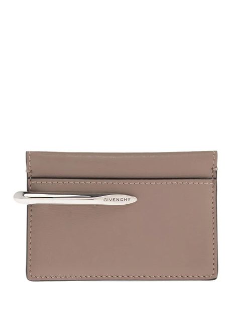 Givenchy logo-plaque card holder - Neutrals - zdjęcie produktu nr 1