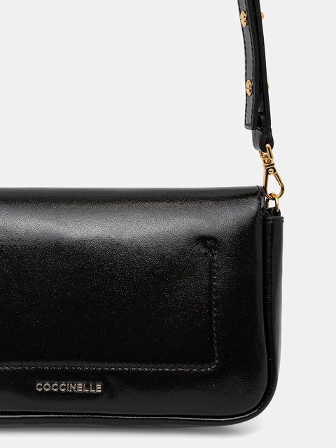 Coccinelle torebka skórzana kolor czarny E5 U4M 52 01 01
