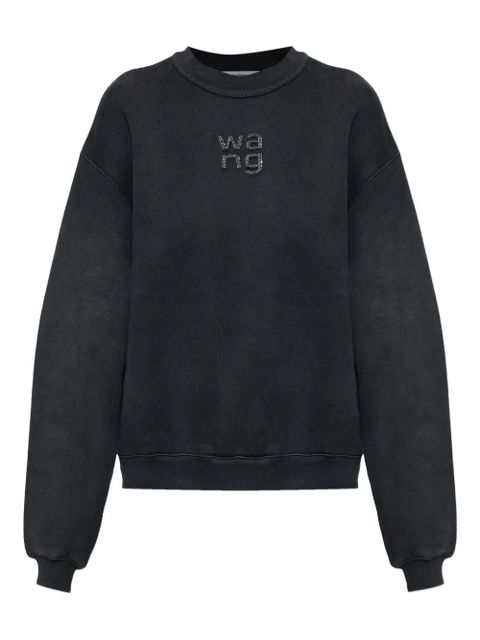 Alexander Wang logo-embellished sweater - Grey - zdjęcie produktu nr 1