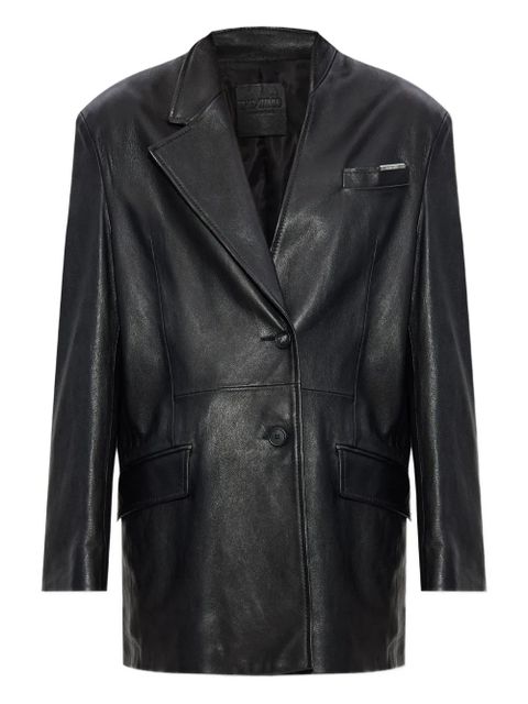 The Attico leather jacket - Black - zdjęcie produktu nr 1