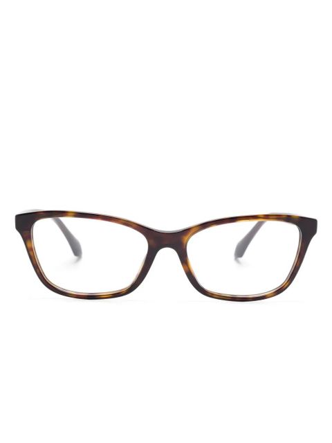 Versace Eyewear square-frame glasses - Brown - zdjęcie produktu nr 1